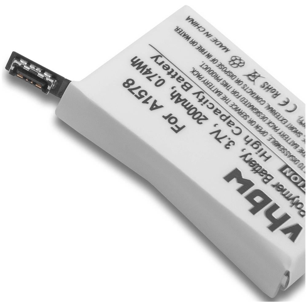 Li-polymer Batteria 200mah (3.8v) Per Smartwatch Apple Watch 38mm, 42mm, A1553, A1554, Mj2t2ll / a, Mj2u2ll / a, Mj2v2ll / a, Mj2w2ll / a Come A1578. - Foto 3