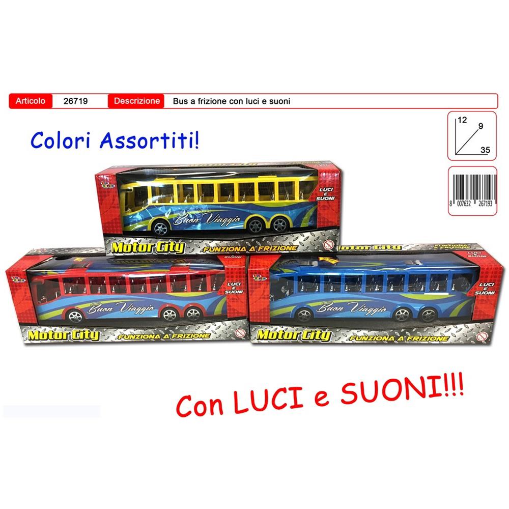 Bus A Frizione Con Luci E Suoni Cm 35 - (26719) - Foto 1