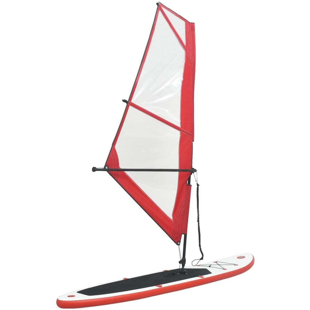 Set Tavola Gonfiabile da SUP con Vela Rosso e Bianco - Foto 1