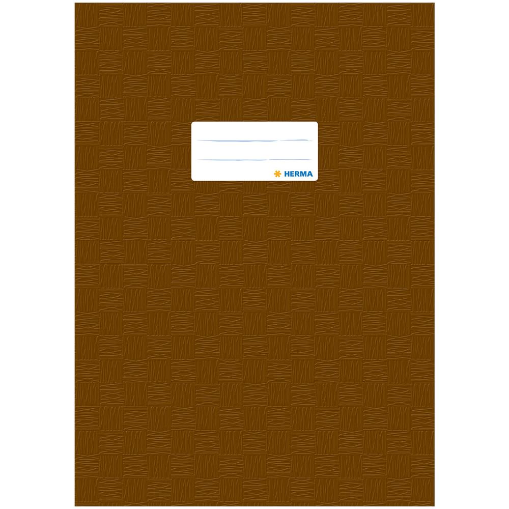 Heftschoner, Din A4, Aus Pp, Braun Gedeckt Mit Strukturprgung, Mit Beschriftungsetikett - 25 Stck (7447)  - Foto 1