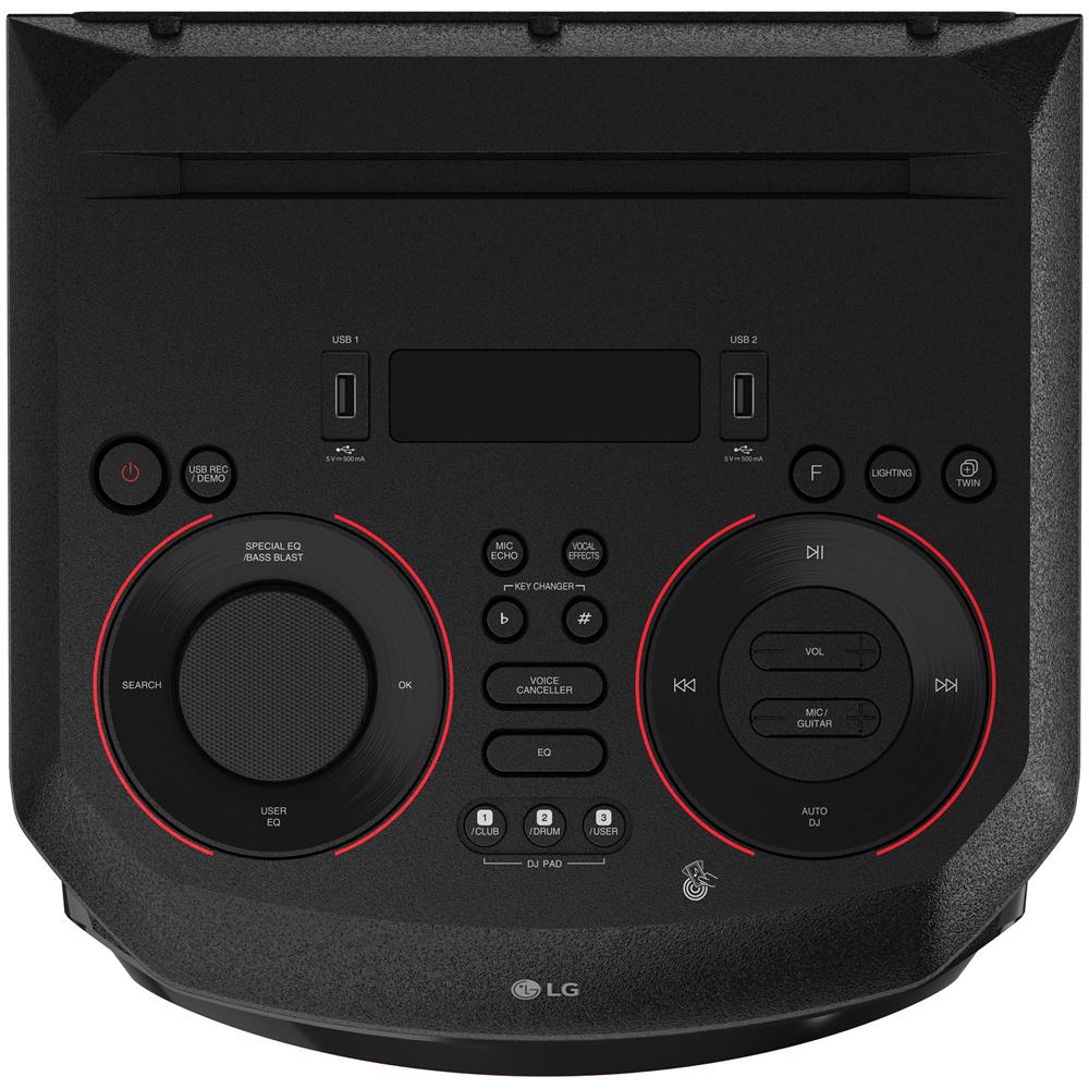 Altoparlante Tower XBOOMON9 con Bluetooth DAB+ / FM / PLL CD Potenza RMS 2000 W Colore Nero - Foto 10