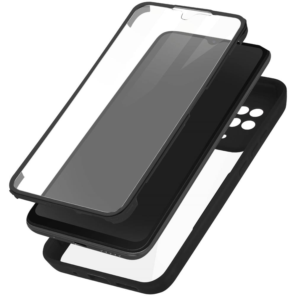 Cover Xiaomi Redmi 10c Retro Plexiglass Fronte Polimero Bordo Nero - Foto 1