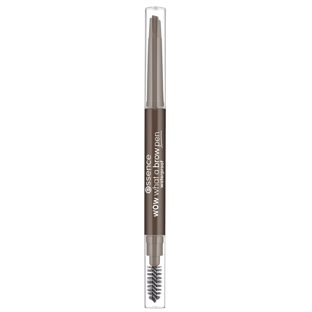 wow what a brow pen waterproof, 03 Dark Brown Marrone - Foto 2