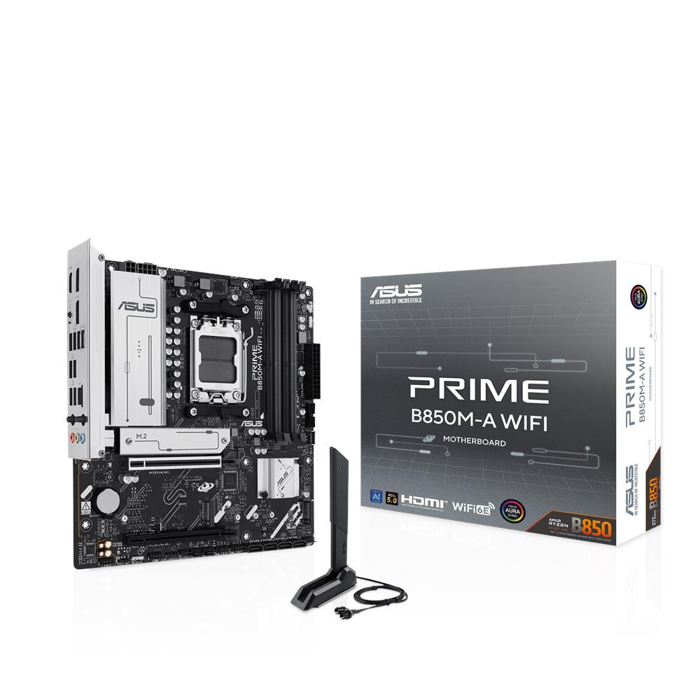 Scheda Madre Prime B850M-A WIFI Socket AMD AM5 Chipset B850 Micro-ATX - Foto 1