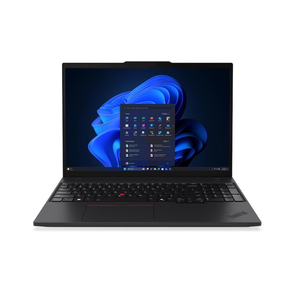 ThinkPad T16 Gen 4 (Intel) Intel Core Ultra 5 225U Computer portatile 40,6 cm (16") WUXGA 32 GB DDR5-SDRAM 1 TB SSD Wi-Fi 6E (802.11ax) Windows 11 Pro Tedesco Nero - Foto 1