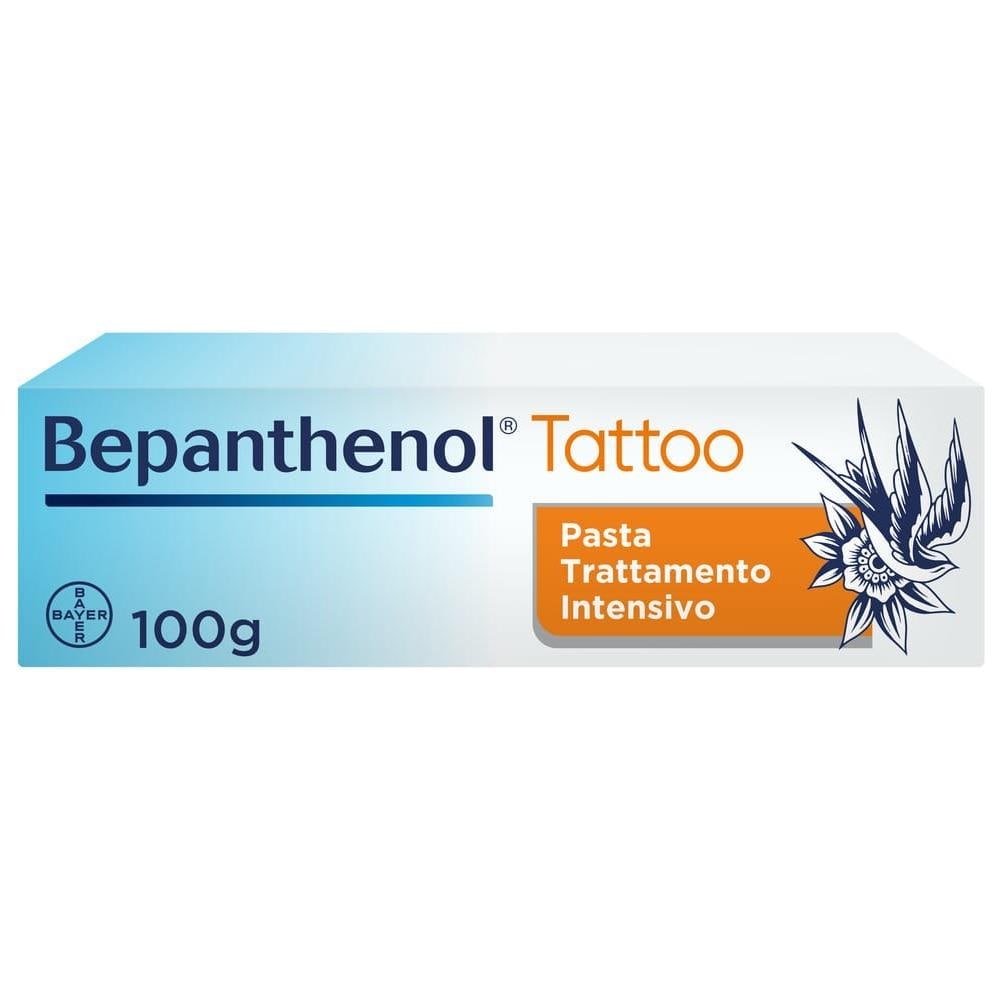 Bepanthenol Tattoo Pasta Trattamento Intensivo Cura Tatuaggio Idratante e Protettiva 100g - Foto 1
