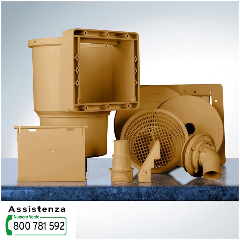 Skimmer Standard, Valvola Di Ritorno, Bocchetta Marrone - Foto 1