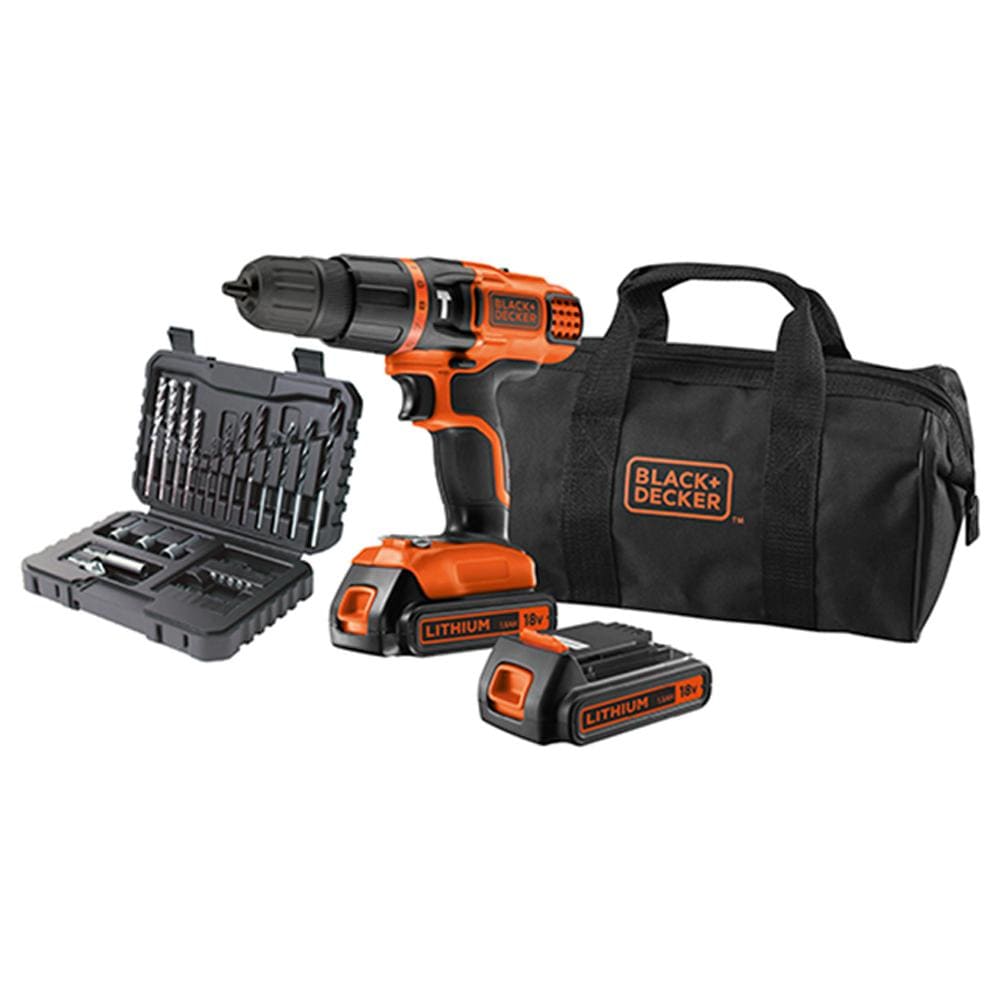 Kit Trapano Avvitatore A Percussione 18V Litio Con 2 Batterie - Foto 2