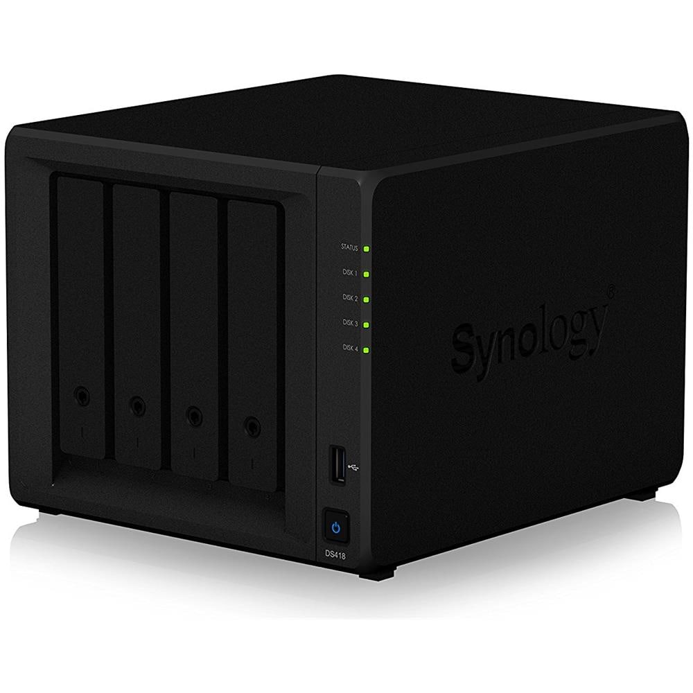 NAS DiskStation DS418 4 Slot 2.5" / 3.5" Sata III / 2x Gigabit Ethernet / 2x USB 3.0 Ram 2 GB - Foto 2