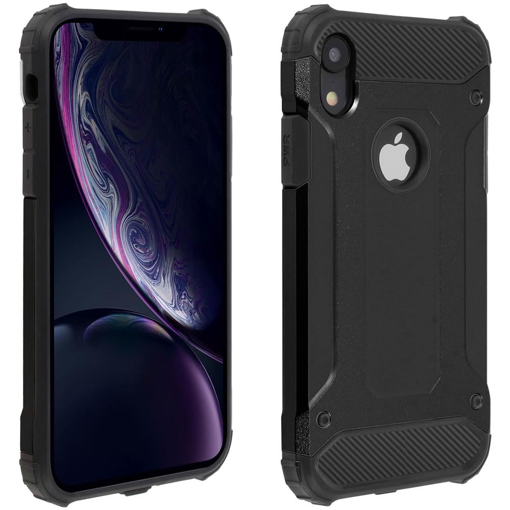 Cover Iphone Xr Protezione Bi-materia Anti-caduta Nero - Foto 1