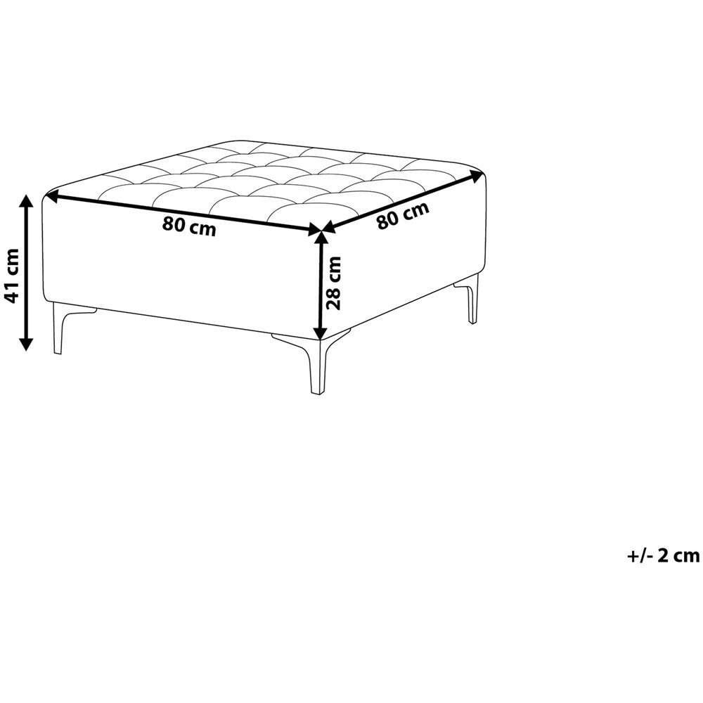 Ottomano In Velluto Verde Smeraldo Aberdeen - Foto 2