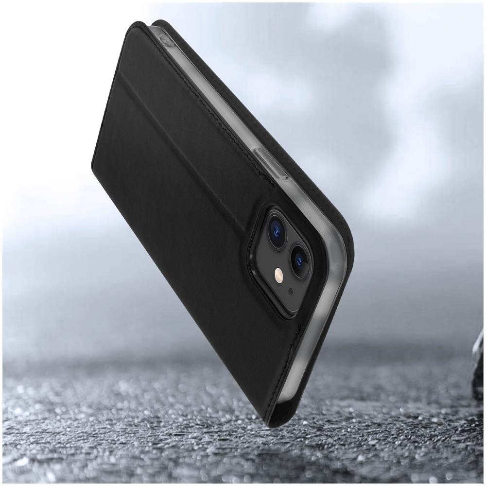Custodia Per Iphone 12 / 12 Pro Portadocumenti Supporto Video Nero - Foto 2