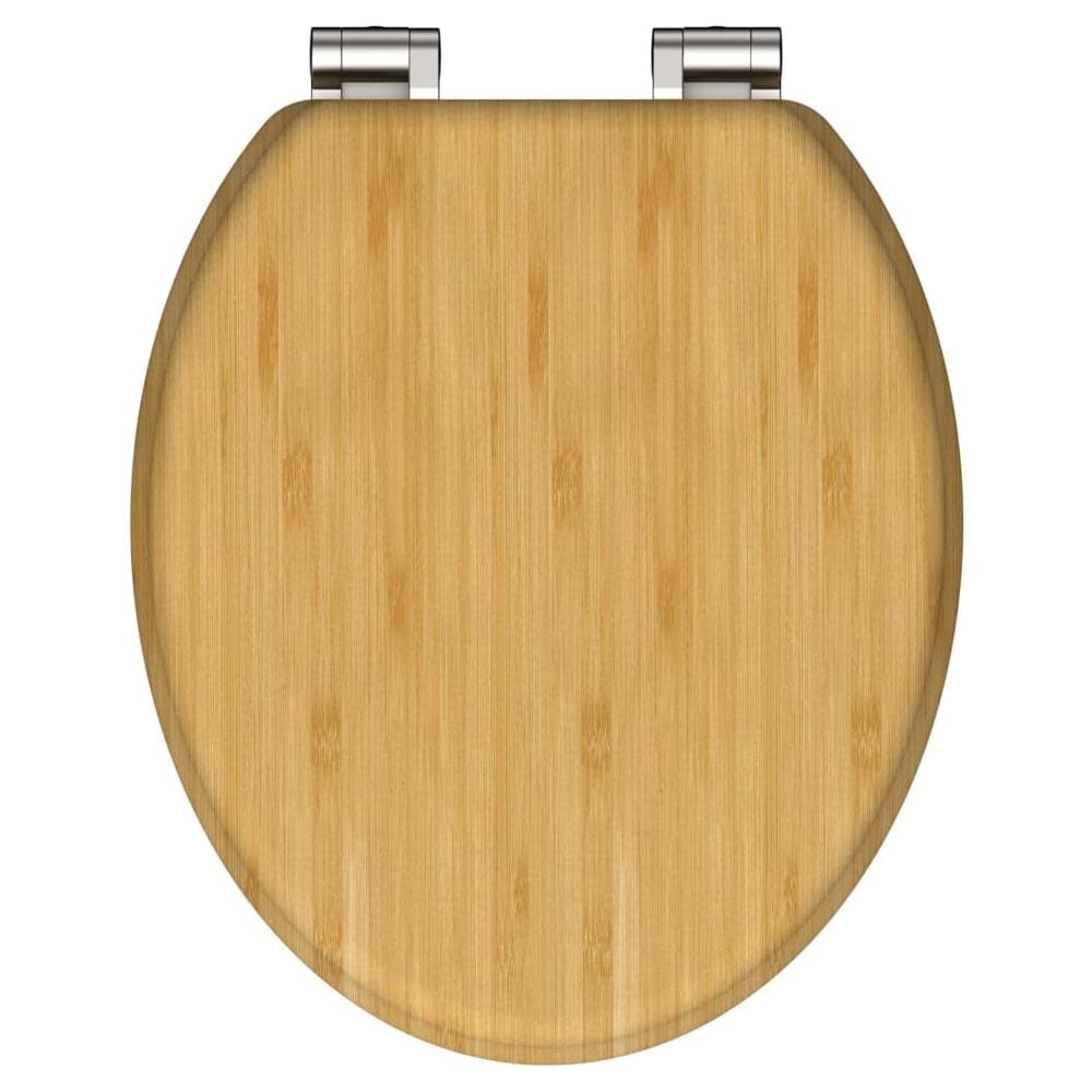 Tavoletta WC con Chiusura Ammortizzata NATURAL BAMBOO - Foto 2