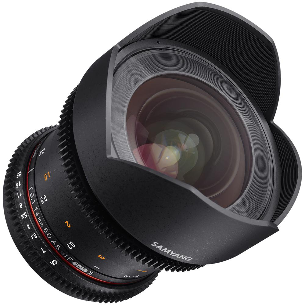 14mm T3.1 VDSLR ED AS IF UMC II, Ampio, SLR, 14/10, Manuale, Micro quattro terzi, Nero - Foto 2