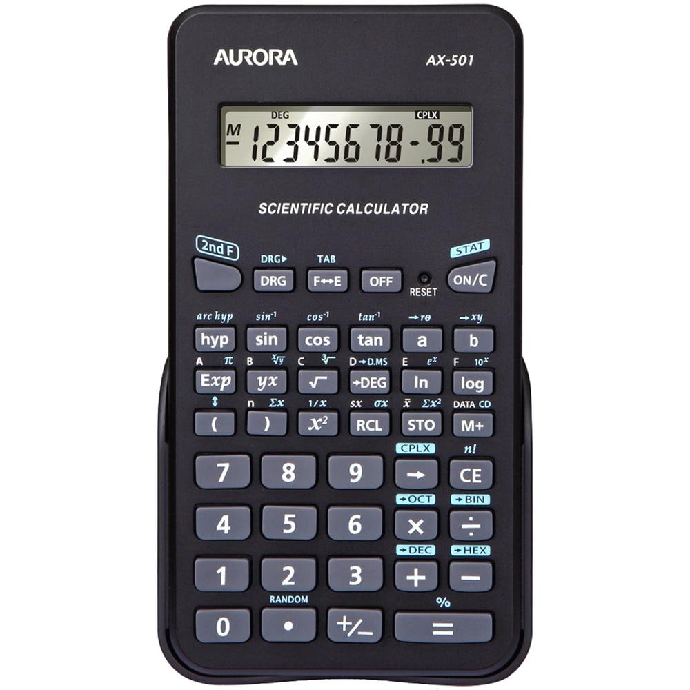 AX-501, tasca, Batteria, Scientific calculator, Nero, Pulsanti, LR1130 - Foto 1