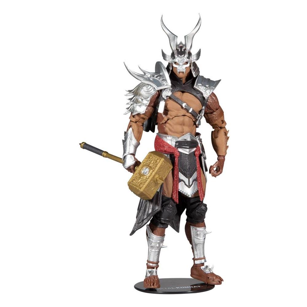 Mortal Kombat Action Figure Shao Kahn (platinum Kahn) 18 Cm - Foto 1