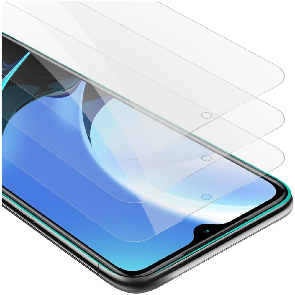 3x Pellicola Di Armatura Compatibile Con Xiaomi Redmi 9t / Poco M3 In Elevata Trasparenza - 3x Vetro Temperato (tempered) Di Protezione Del Display In Durezza 9h Con 3d Touch - Foto 1