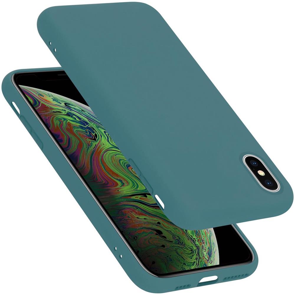 Cadorabo Custodia Compatibile Con Apple Iphone Xs Max In Liquid Verde - Coperchio Protettivo In Silicone Tpu Flessibile - Foto 1