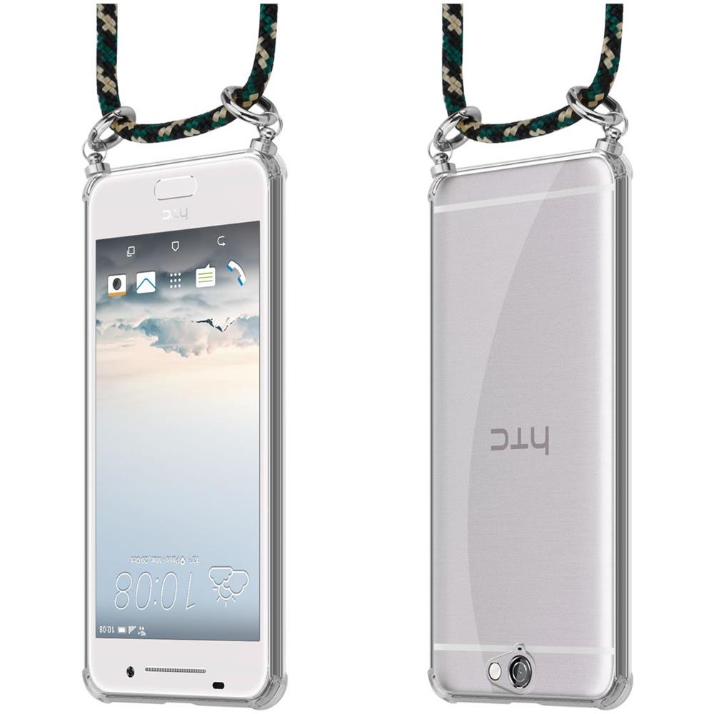 Catena Di Telefoni Cellulari Compatibile Con Htc One A9 In Camouflage - Coperchio Protettivo In Silicone Con Anelli D'argento, Cinturino In Corda E Custodia Staccabile - Foto 8