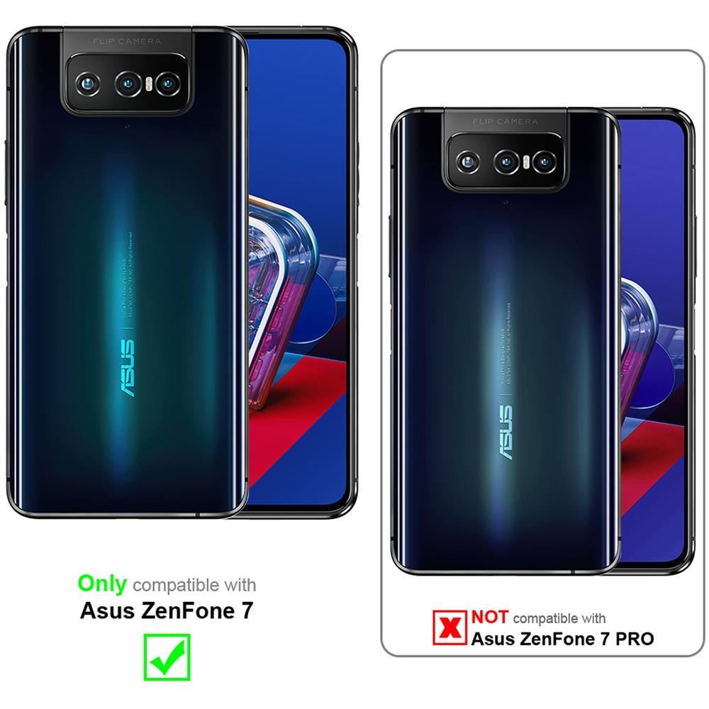 3x Pellicola Di Armatura Compatibile Con Asus Zenfone 7 In Elevata Trasparenza - 3x Vetro Temperato (tempered) Di Protezione Del Display In Durezza 9h Con 3d Touch - Foto 2