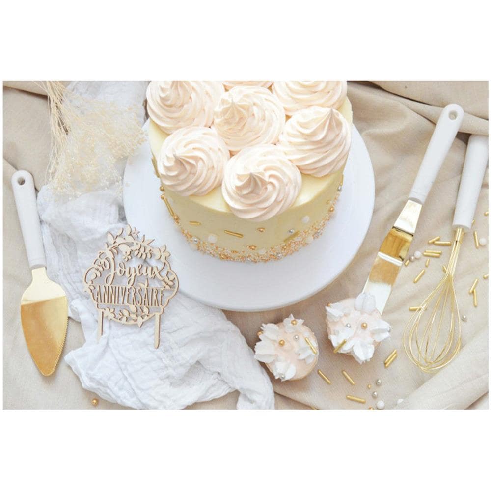 Set Di Utensili Da Forno Placcati In Oro - Foto 2