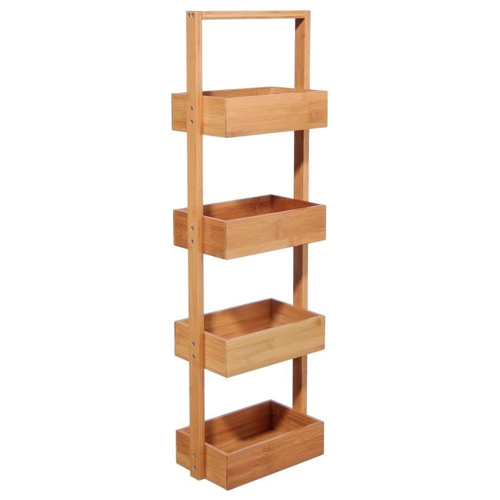Cremagliera Bagno Bambou, 4 Livelli - 100% Bambù - Foto 2