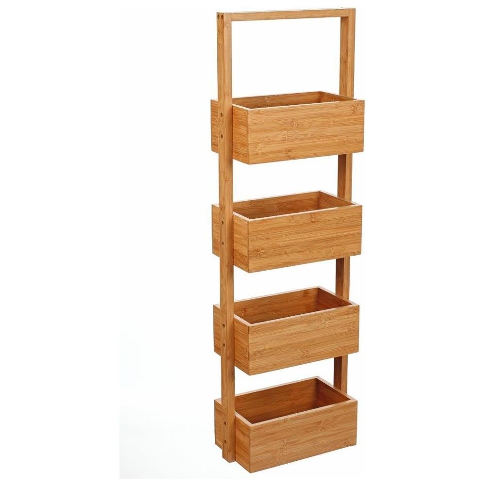 Cremagliera Bagno Bambou, 4 Livelli - 100% Bambù - Foto 1