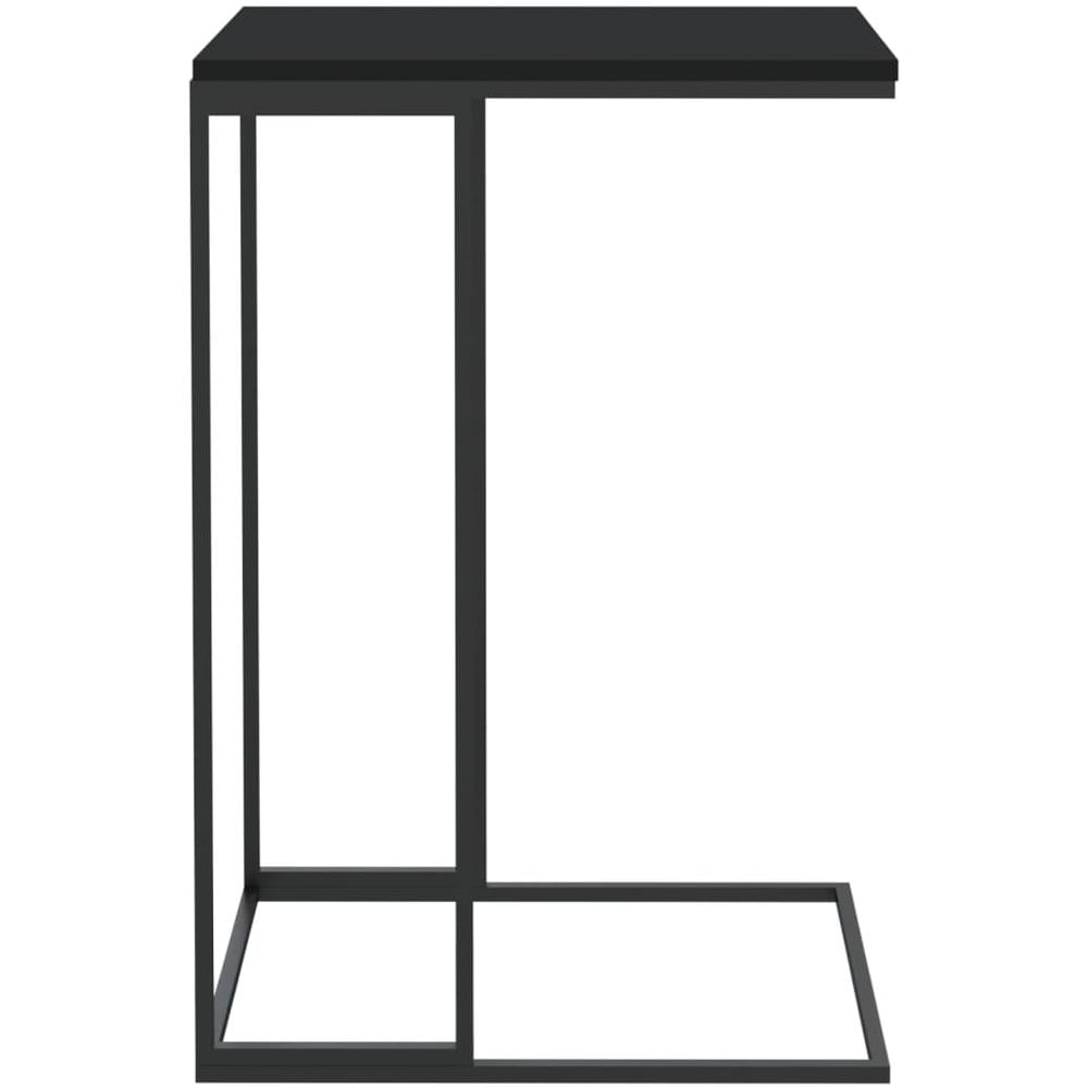 Tavolino da Salotto Nero 40x30x59 cm in Legno Multistrato - Foto 3