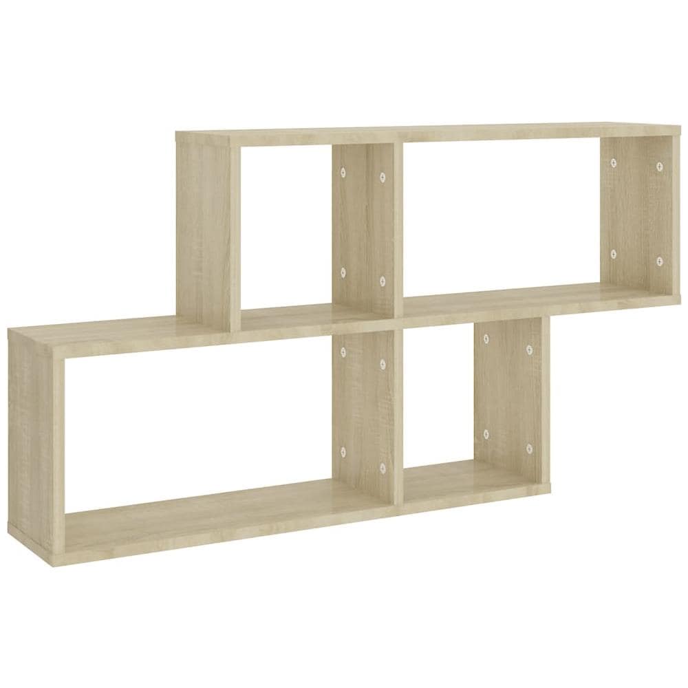 Scaffale a Parete Rovere Sonoma 100x18x53 cm Legno Multistrato - Foto 2