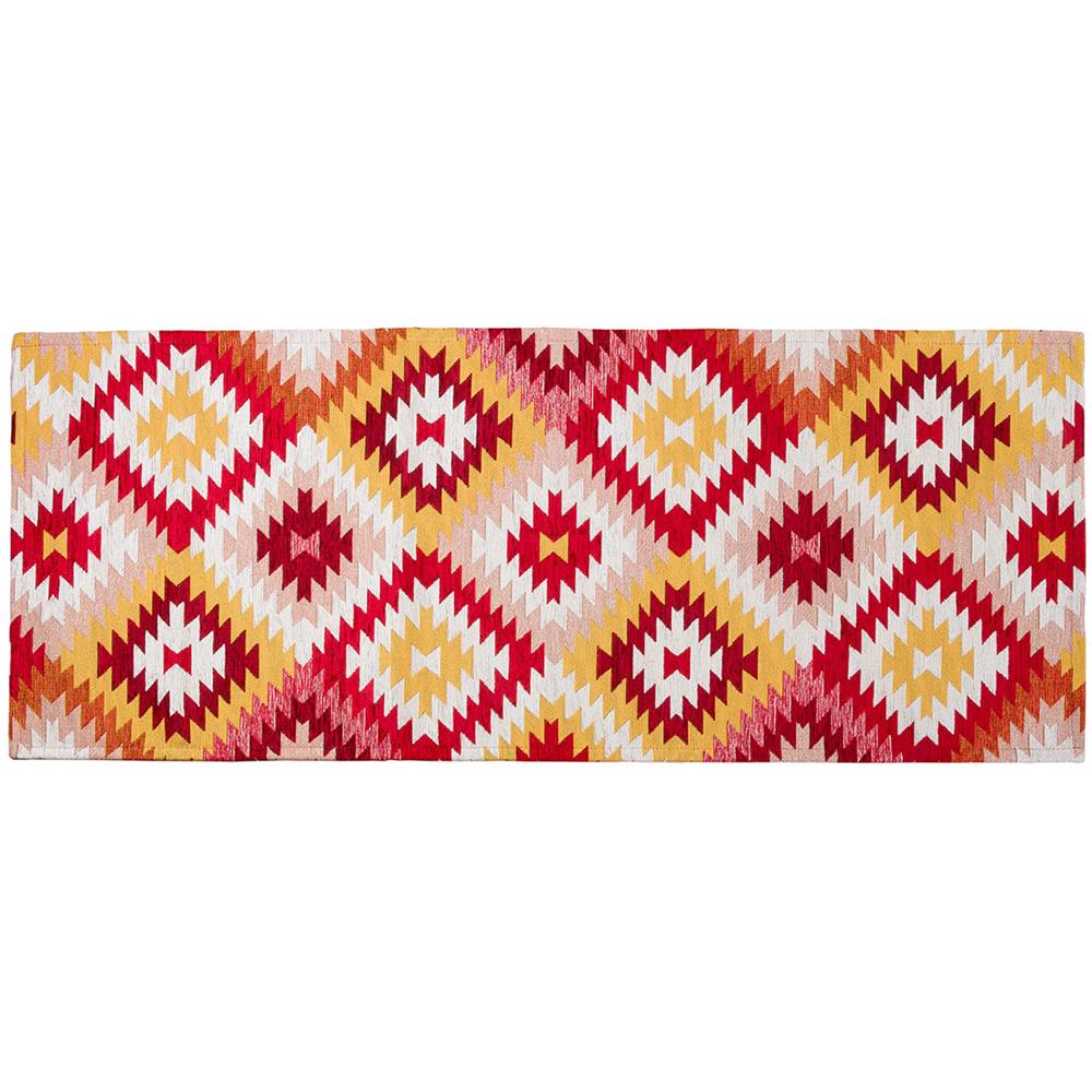Tappeto Passatoia Cucina Corsia Retro Antiscivolo Disegno Avana Colore Rosso By Suardi 55x280 Rosso - Foto 2