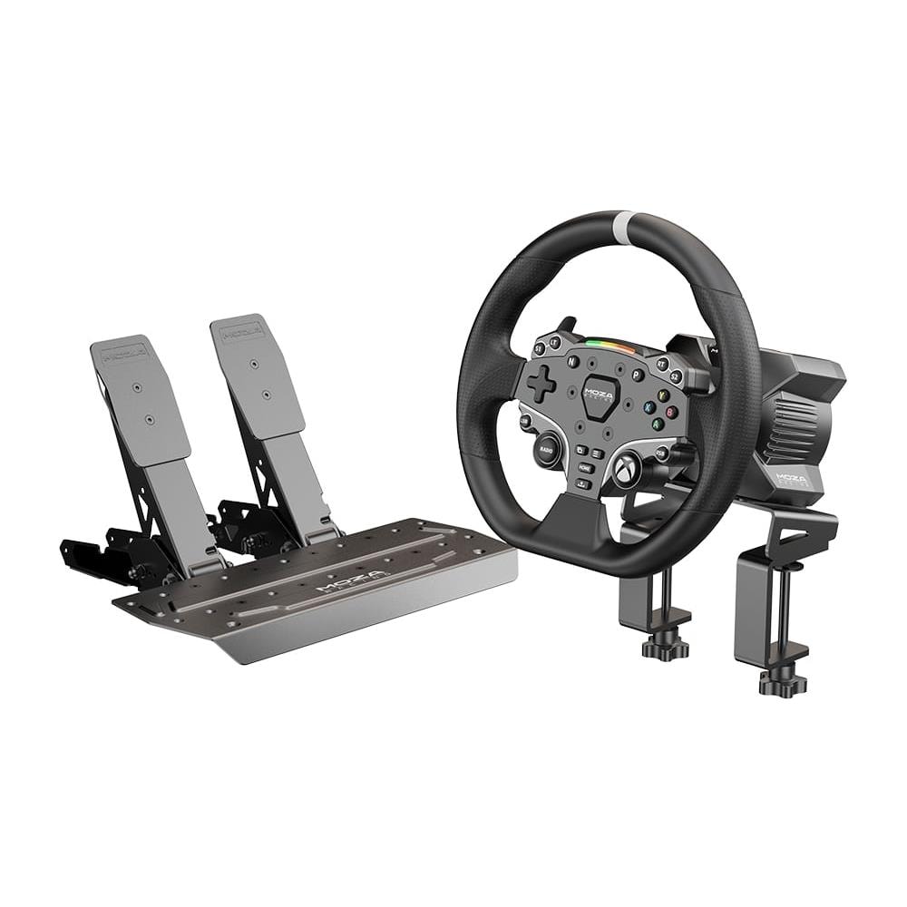 RS053 periferica di gioco Nero USB Sterzo + Pedali PC, Xbox One, Xbox Series S, Xbox Series X - Foto 2