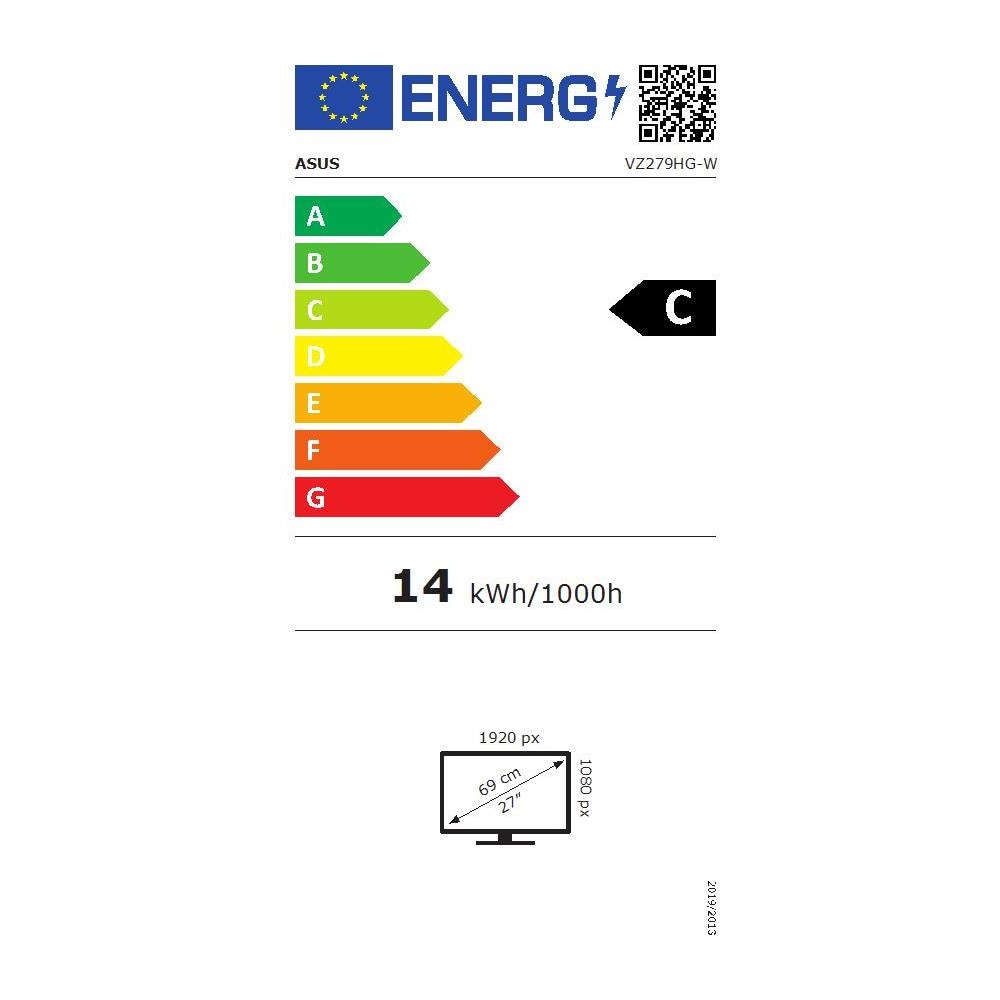 Monitor 27" LCD Flat VZ279HG-W Full HD Tempo di risposta 1 ms Bianco - Foto 3