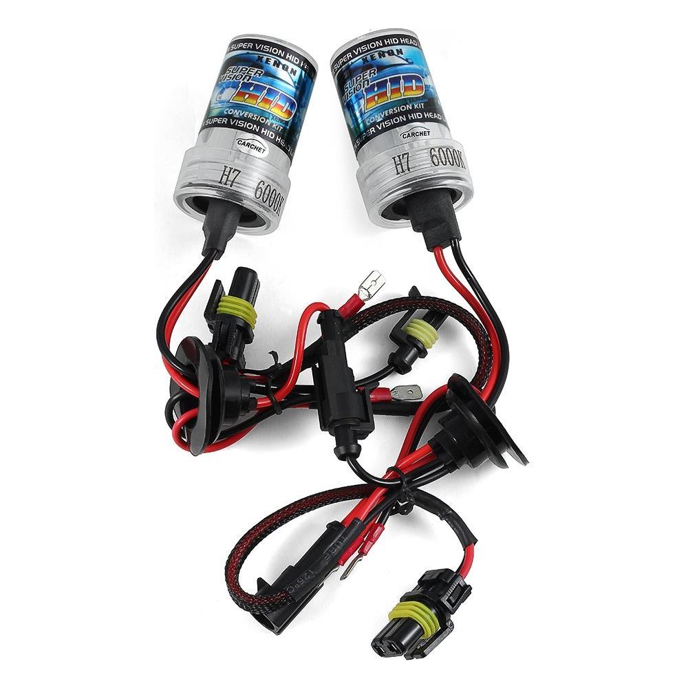 Kit Allo Xenon H7 Indicato Per Fiat Croma Molto Luminoso 55 Watt Canbus 6000°k Versione Dal 2005 Al 2007 - Foto 2
