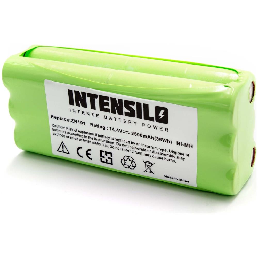 INTENSILO NiMH batteria 2500mAh Libero M606 M606-3 M607 M606-1 M606-4 per robot aspirapolvere Dirt Devil Fusion M611 M606-2 14.4V