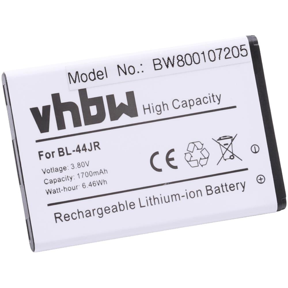 Batteria Li-ion 1700mah (3.7v) Per Cellulare, Telefono, Smartphone Lg Optimus L40 D160, Su540, Su880 Sostituisce Bl-44jr. - Foto 1