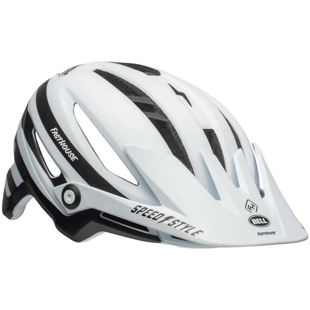 Casco Mtb Bell 2019 Sixer Mips Fasthouse Stripes Matte Bianco Nero (l 58-62cm, Bianco) - Foto 1