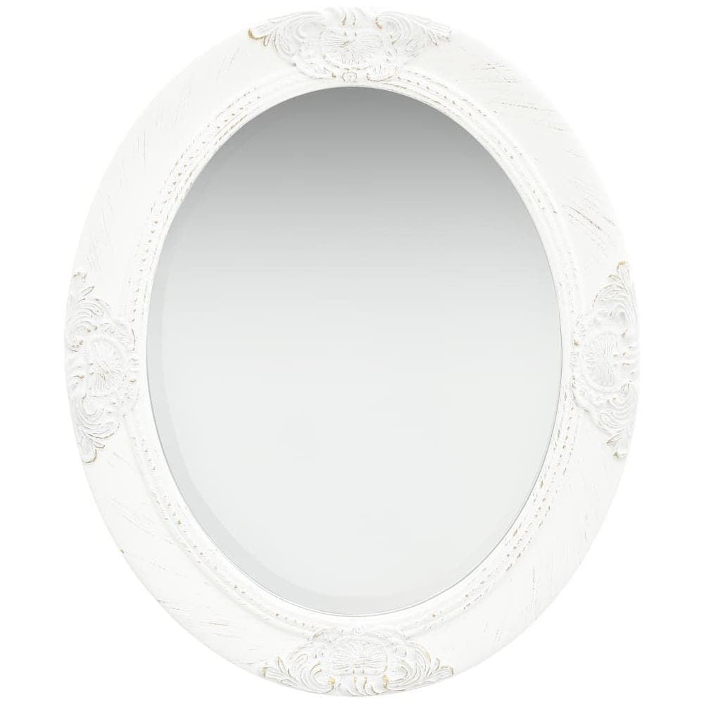 Specchio Da Parete Stile Barocco 50x60 Cm Bianco - Foto 1