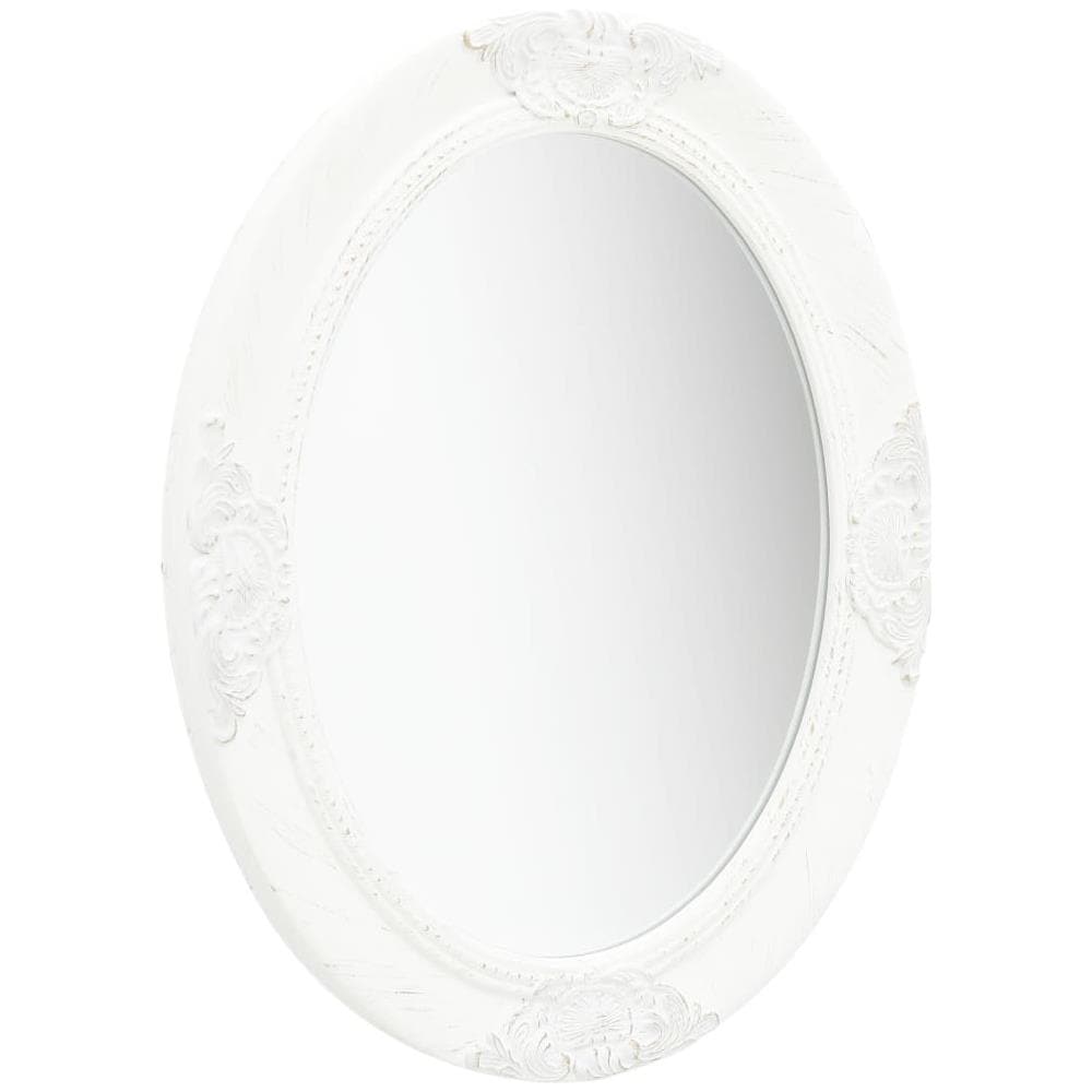 Specchio Da Parete Stile Barocco 50x60 Cm Bianco - Foto 2