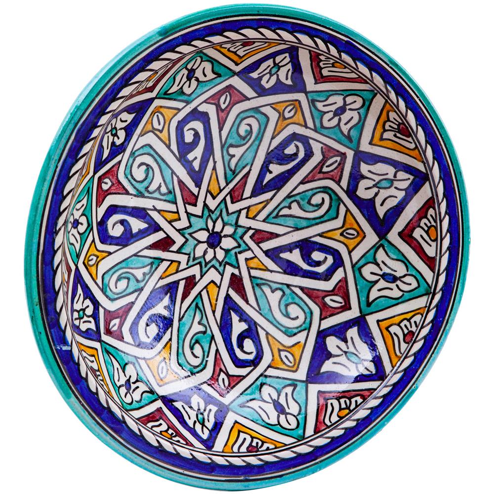 Piatto In Ceramica Decorato A Mano - Foto 1