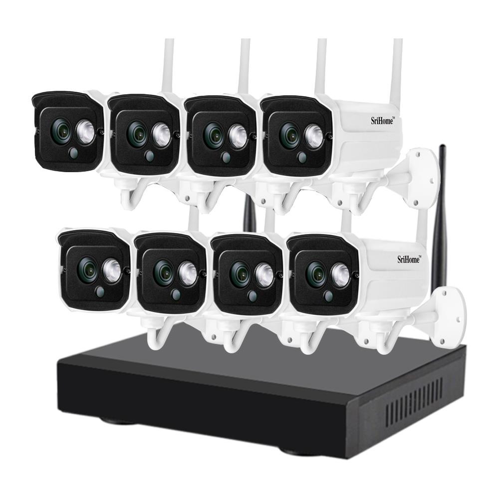 Kit Wifi Nvs001-8ch 2 Megapixel H265 - Foto 1