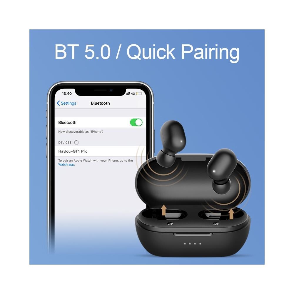 HTN - Haylou Gt1 Pro Tws Auricolari Bluetooth Cuffie Con Microfono Fone  Bluetooth Audio Stereo Hd Auricolare Wireless Gamer | auricolari E Cuffie  Bluetooth - ePRICE