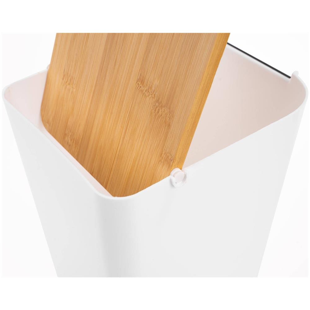 Pattumiera In Polipropilene Bianco Cinque Litri 18,3x22,4x H24,4 Cm - Foto 8