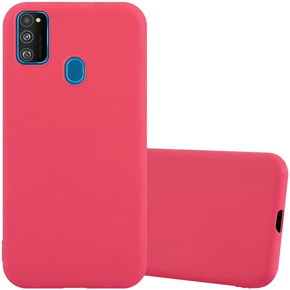 Custodia Compatibile Con Samsung Galaxy M30s / M21 In Candy Rosso - Coperchio Protettivo In Silicone Tpu Flessibile - Foto 1