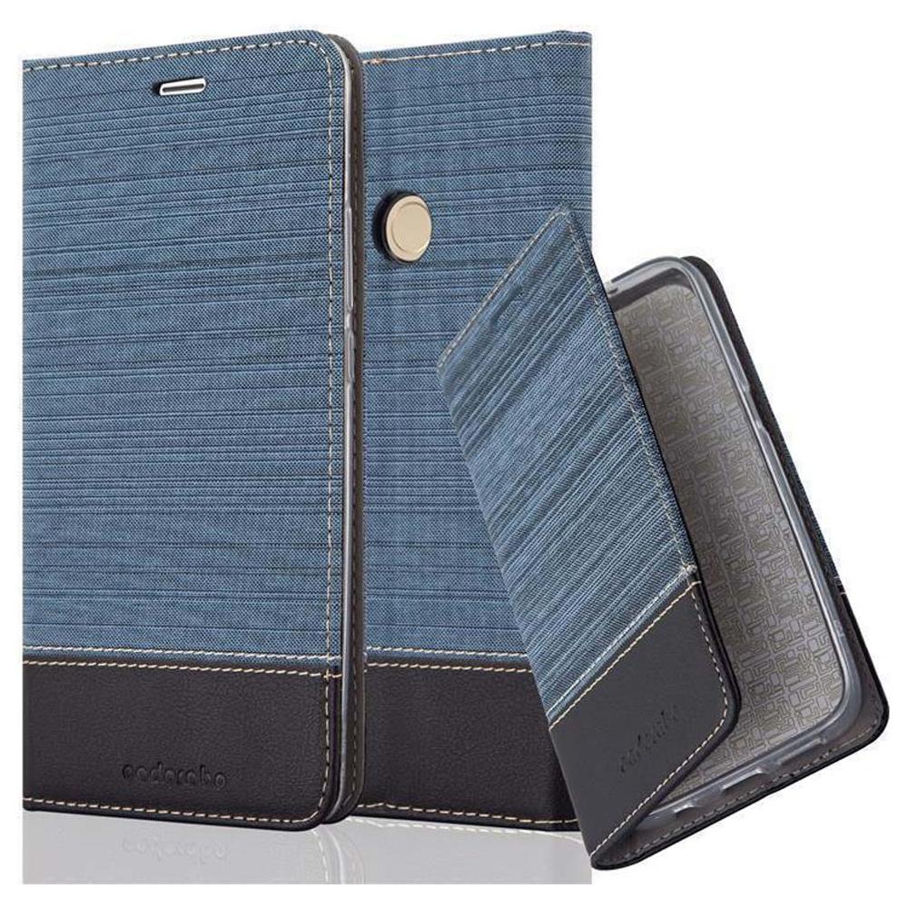Custodia Compatibile Con Xiaomi Max 2 In Blu Scuro Nero - Coperchio Protettiva Con Chiusura Magnetica, Funzione Stand E Tasca Per Le Carte - Foto 1