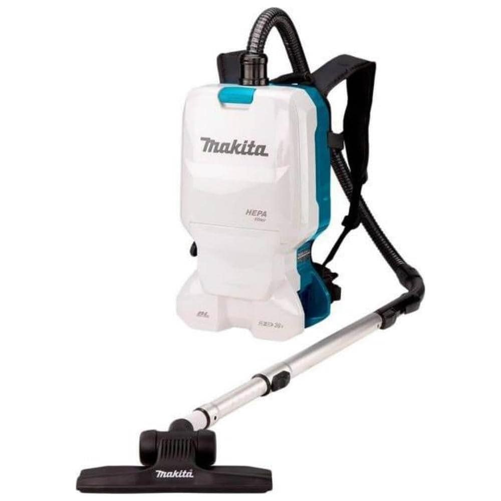 Aspirapolvere a Zaino DVC660Z con Sacchetto 5,5 L Potenza 95 W Colore Nero / Blu / Grigio - Foto 6