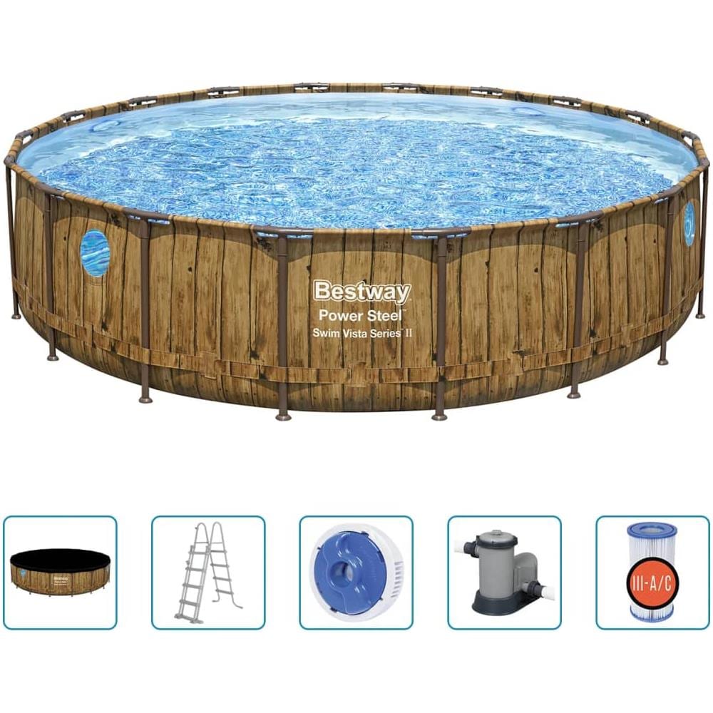 Set Piscina Power Steel 549x122 Cm - Foto 1