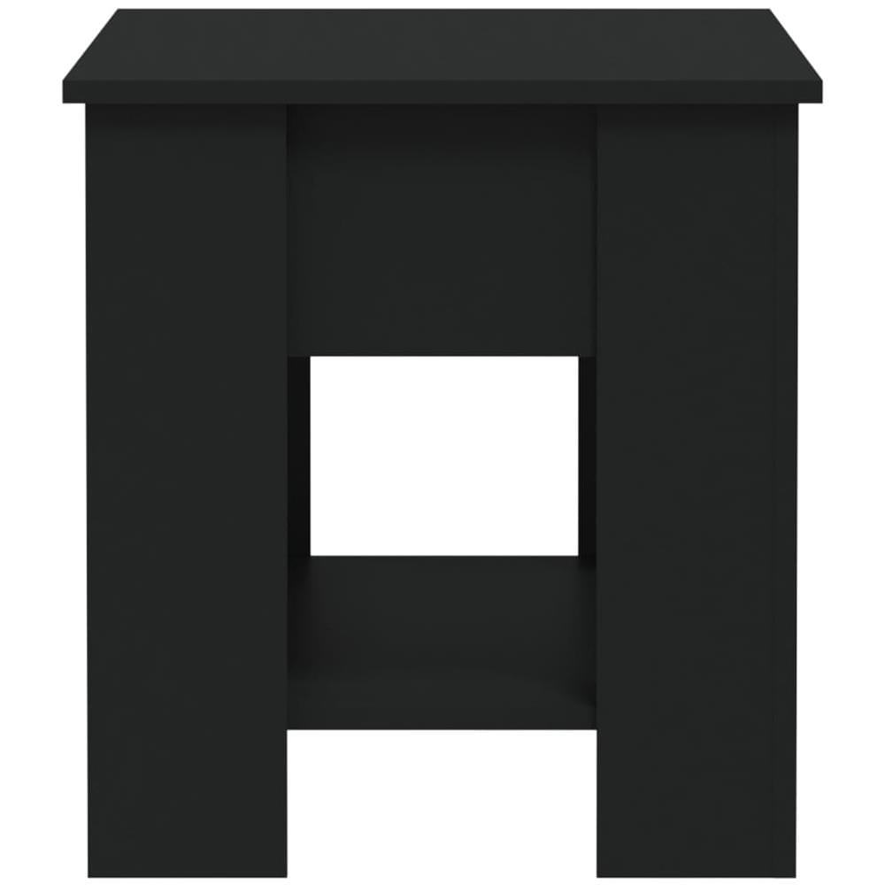 Tavolino Da Salotto Nero 101x49x52 Cm In Legno Multistrato - Foto 8