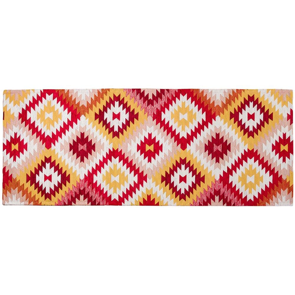 Tappeto Passatoia Cucina Corsia Retro Antiscivolo Disegno Avana Colore Rosso By Suardi 55x80 Rosso - Foto 2