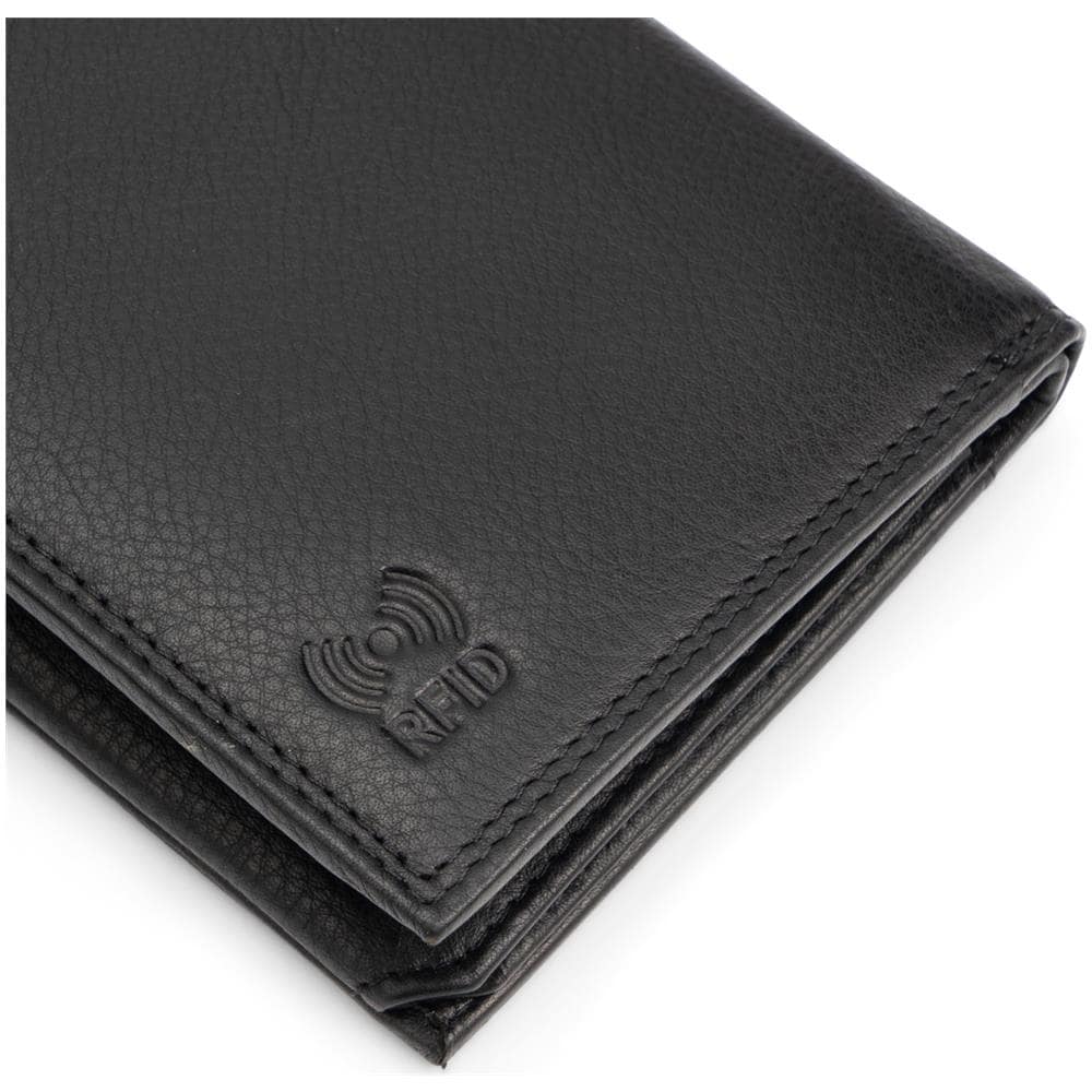 Portafoglio da uomo in pelle premium, ""Manager"", Nero - Foto 2