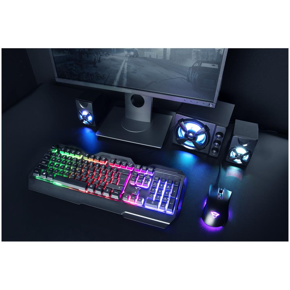 GXT 856 Torac tastiera USB QWERTY Spagnolo Nero - Foto 2